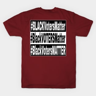 Black Voters Matter - Back T-Shirt